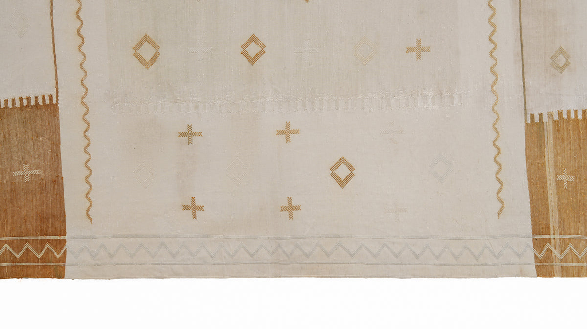 Vintage Moroccan sabra Kilim 9'2" x 5'5"