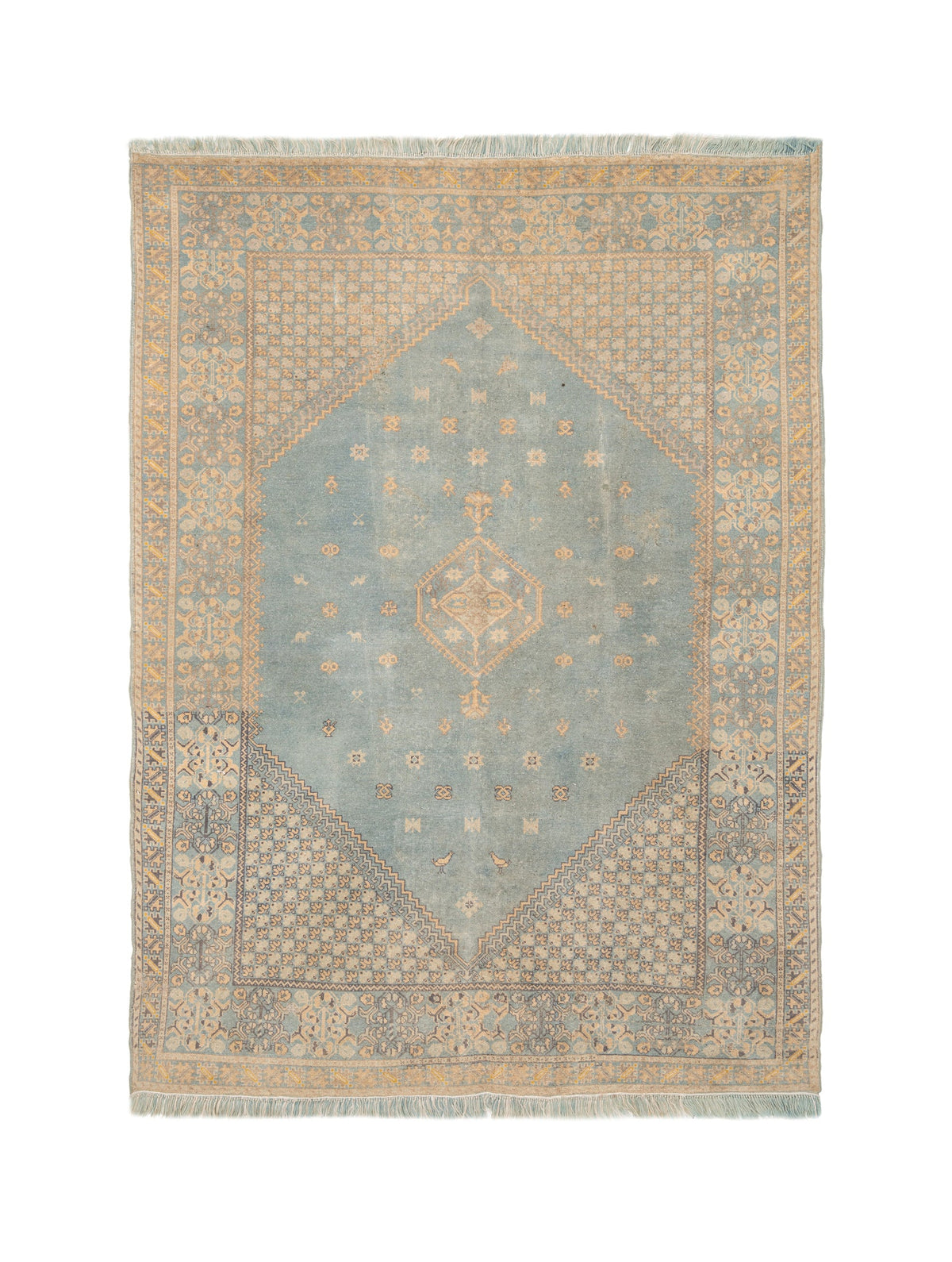 Vintage Kairouan Rug 7'2