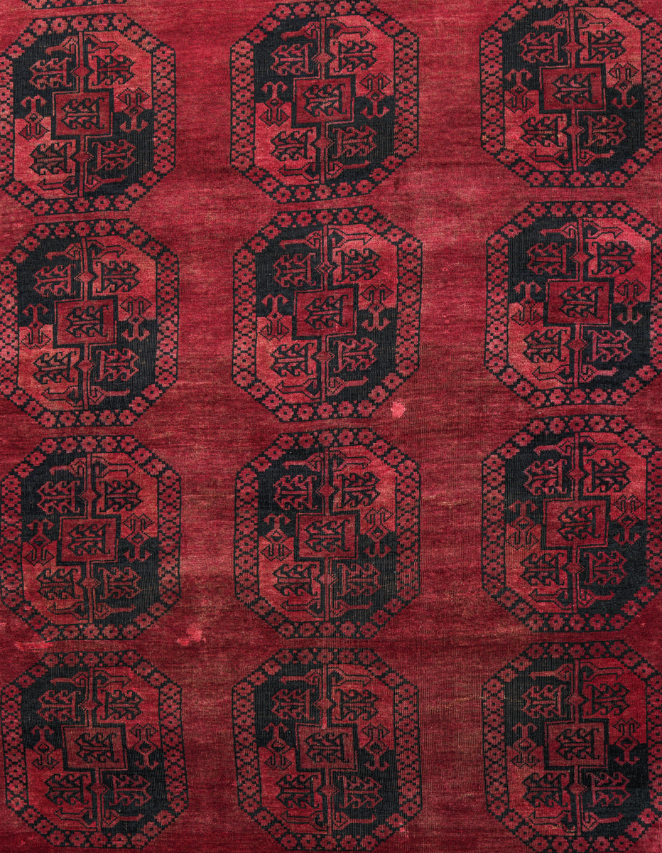 Vintage Turkmen Ersari Rug 12'2" x 6'