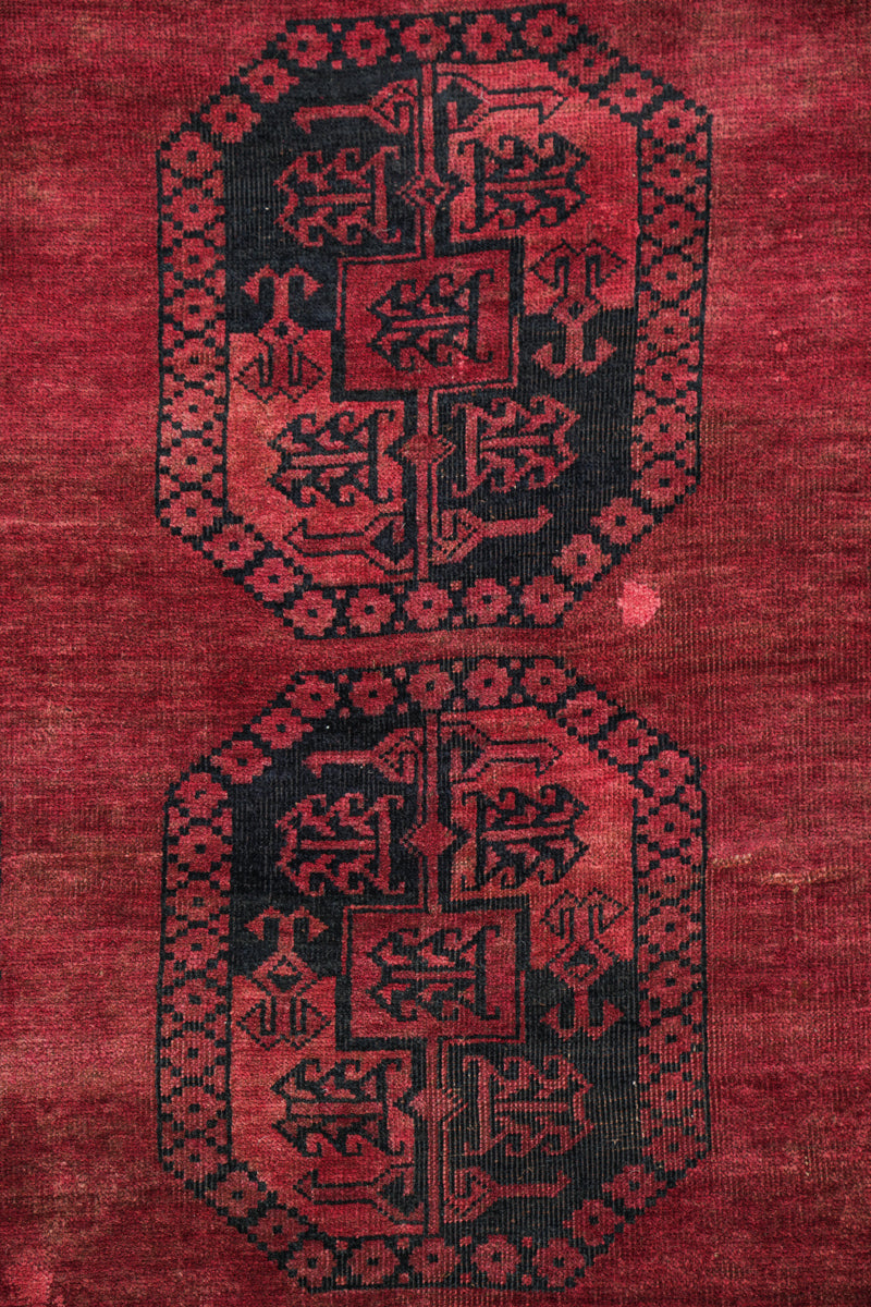 Vintage Turkmen Ersari Rug 12'2" x 6'