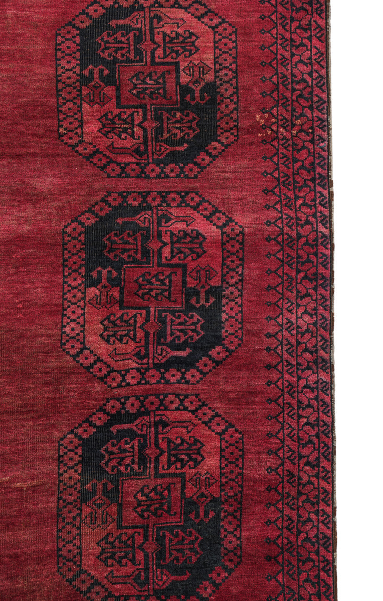 Vintage Turkmen Ersari Rug 12'2" x 6'