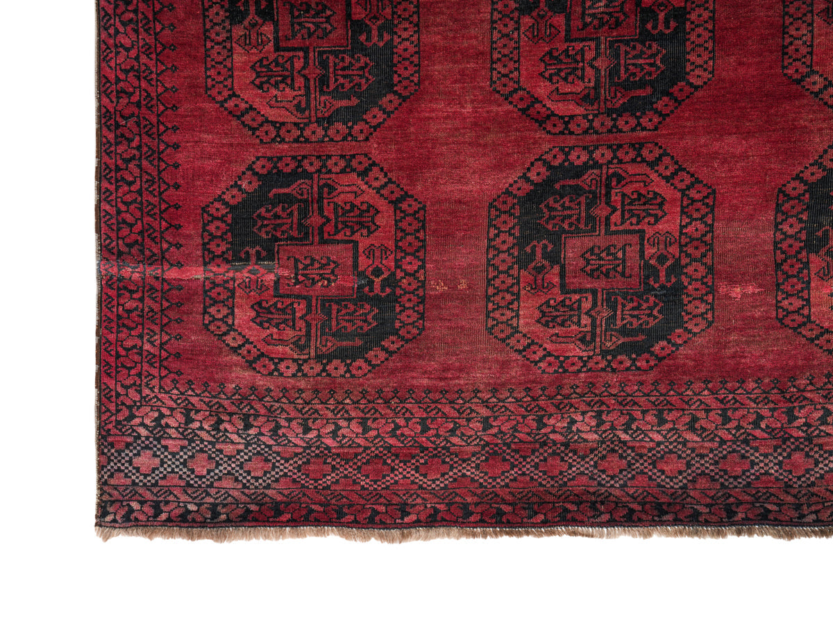 Vintage Turkmen Ersari Rug 12'2" x 6'