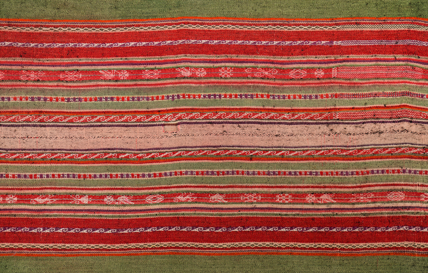 Antique Bolivian Aymara Mantle 3'2" x 3'