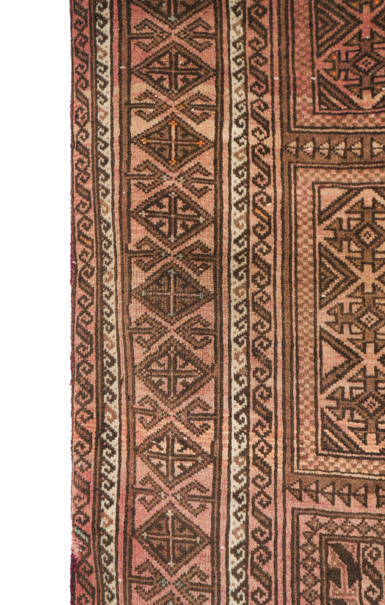 Vintage Baloch Rug 7' x 4'