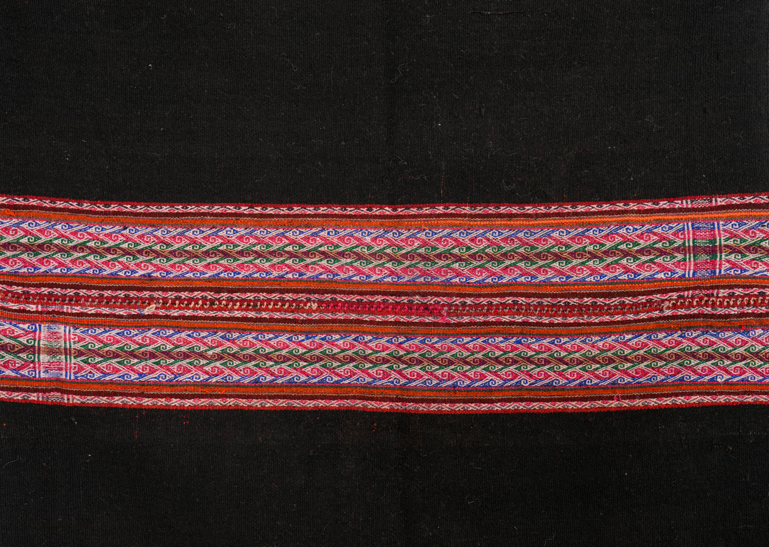 Vintage Bolivian Aymara Aguayo Textile 3'7" x 2'10"