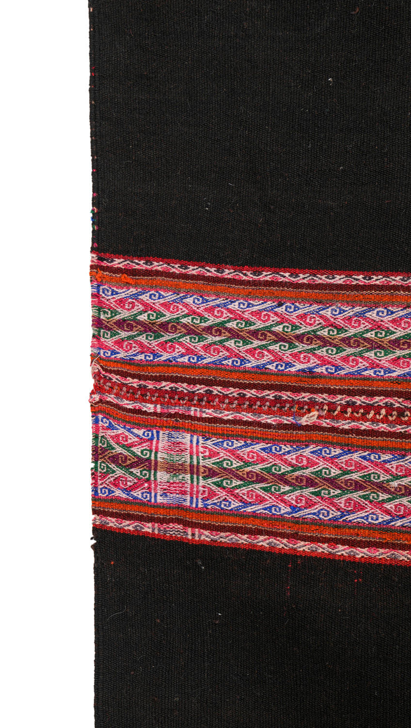 Vintage Bolivian Aymara Aguayo Textile 3'7" x 2'10"