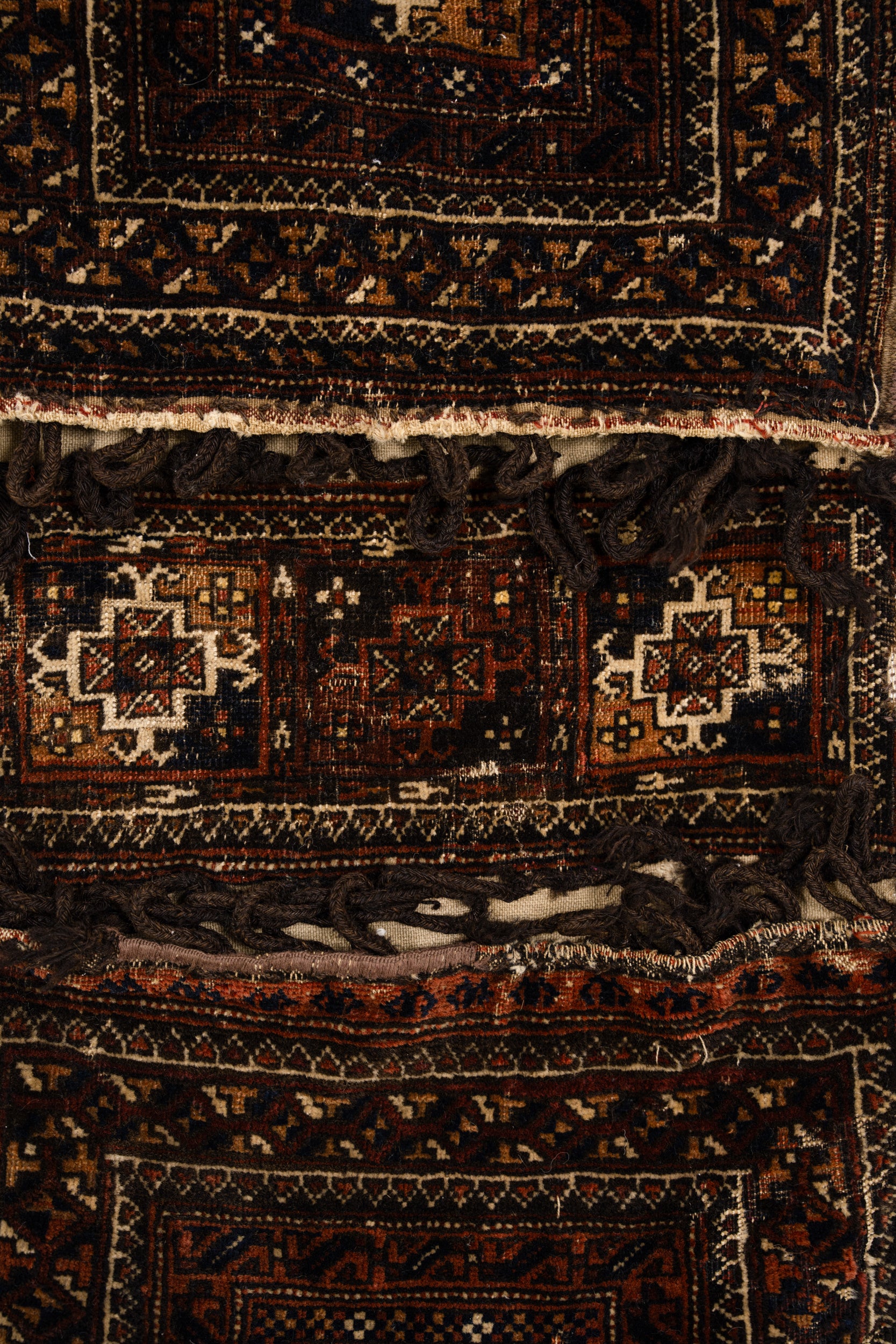 Antique Turkmen Saddle Bag 3'3" x 1'5"