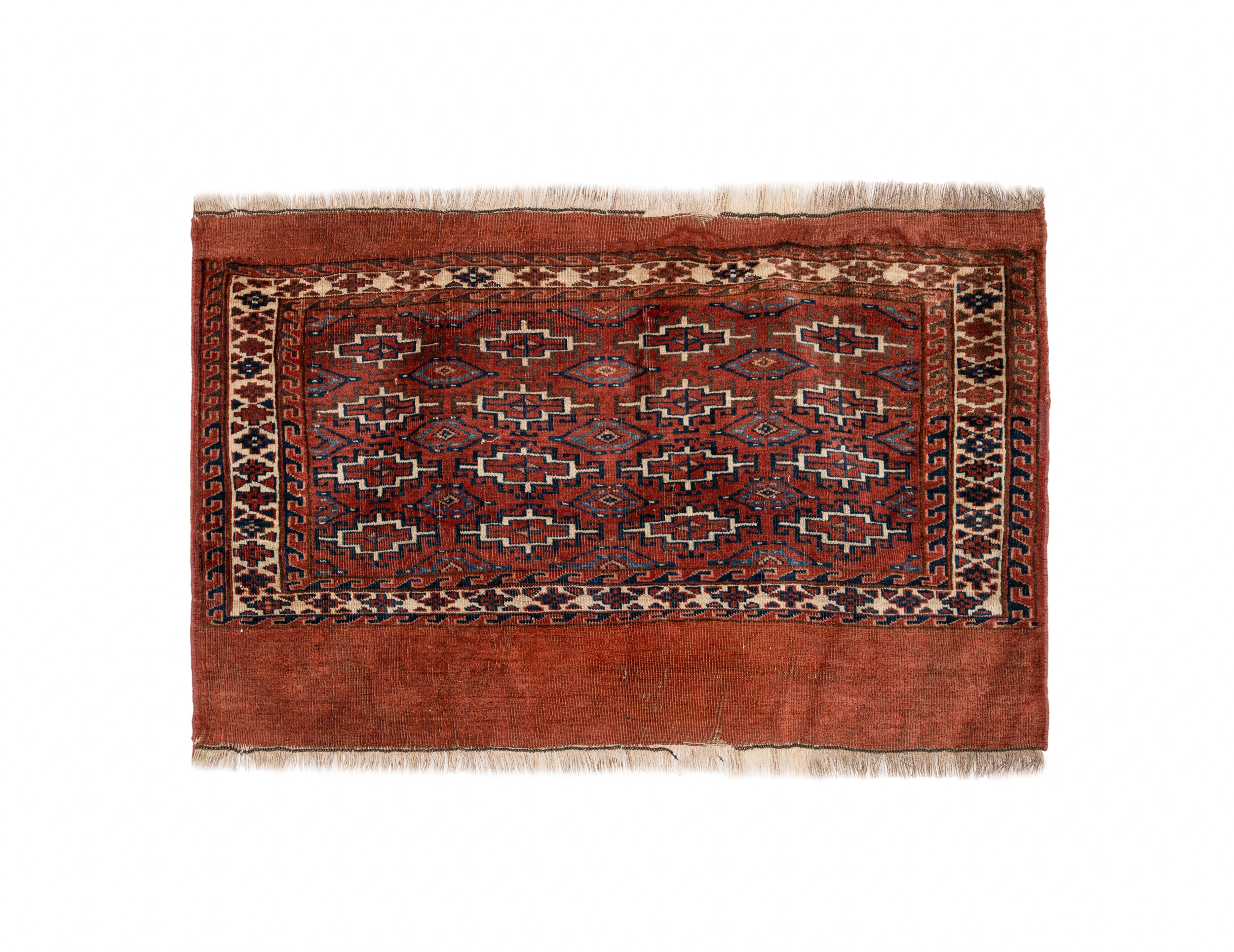 Vintage Turkmen Tekke Rug 4' x 2'3"