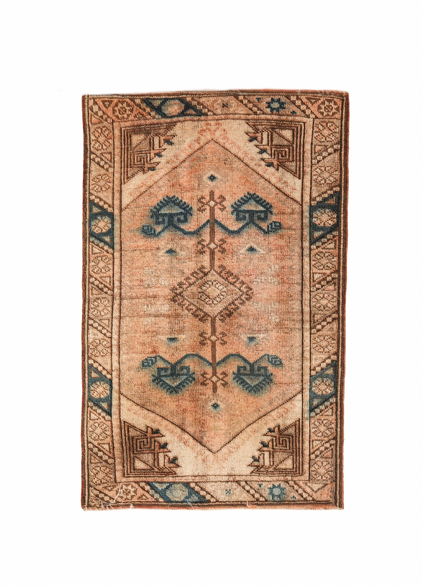 Vintage Turkish Rug 3'7" x 2'4"