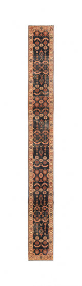 Vintage Chobi Hallway Runner rug 25'3" x 2'5"