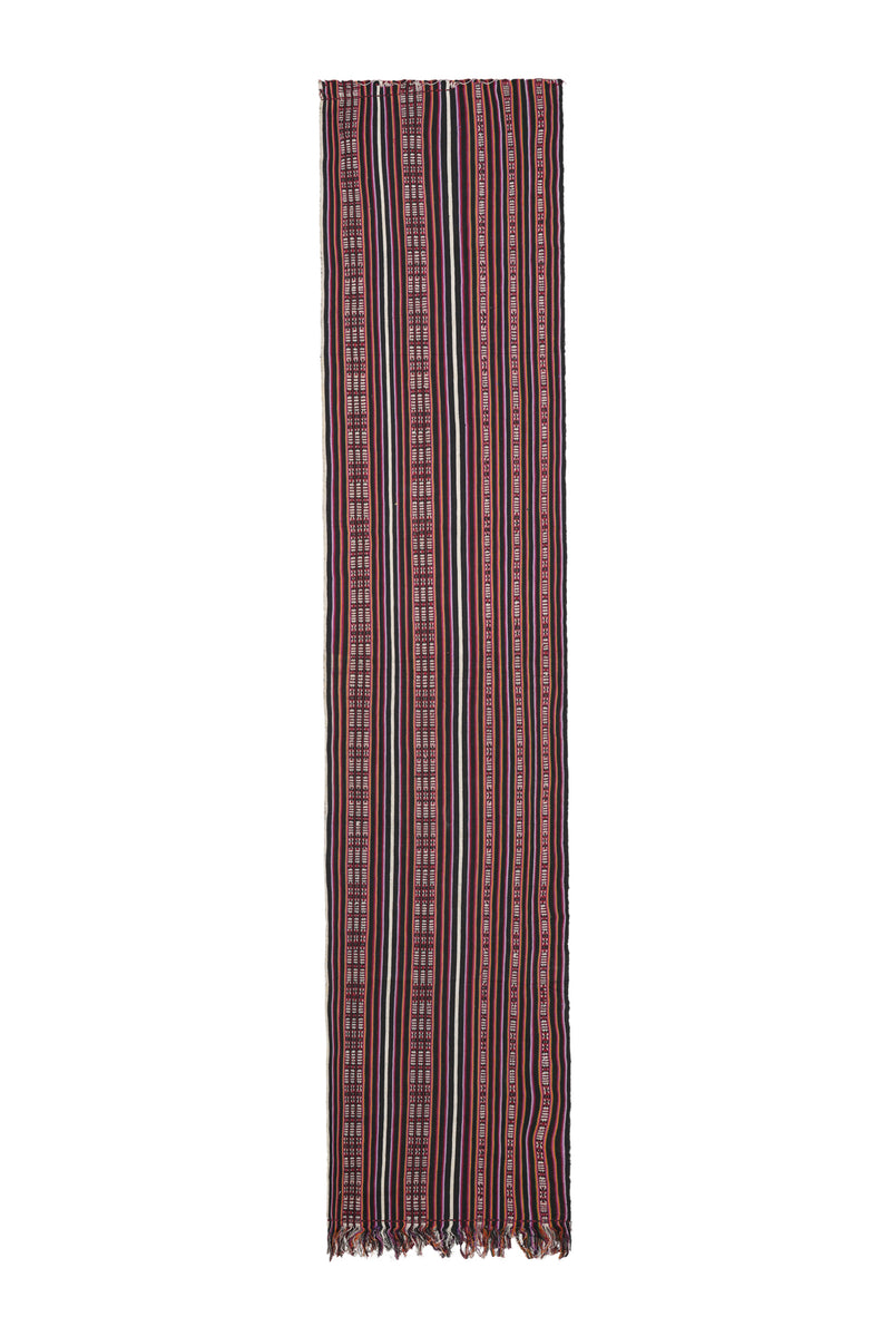 Vintage Bhutanese Cotton Textile 7' x 1'5" - Shop Vintage Rugs