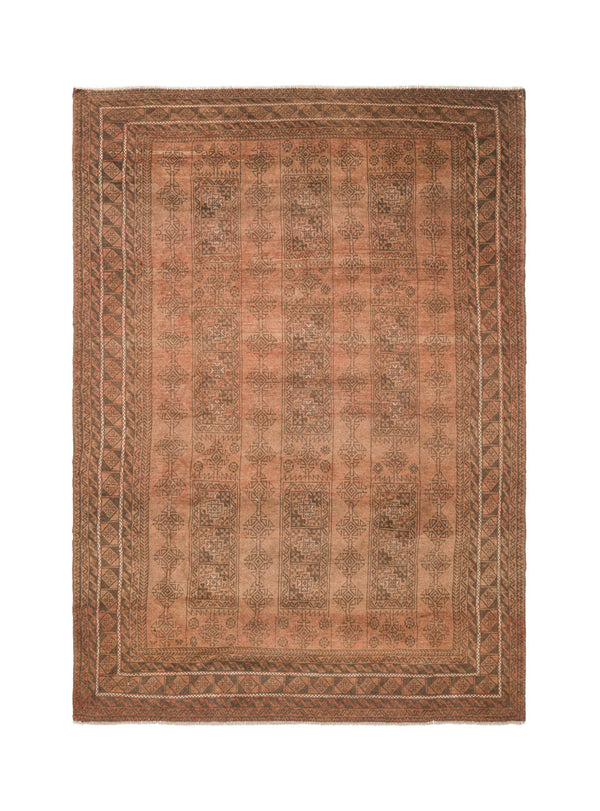 Vintage Turkmen Rug 10' x 7'
