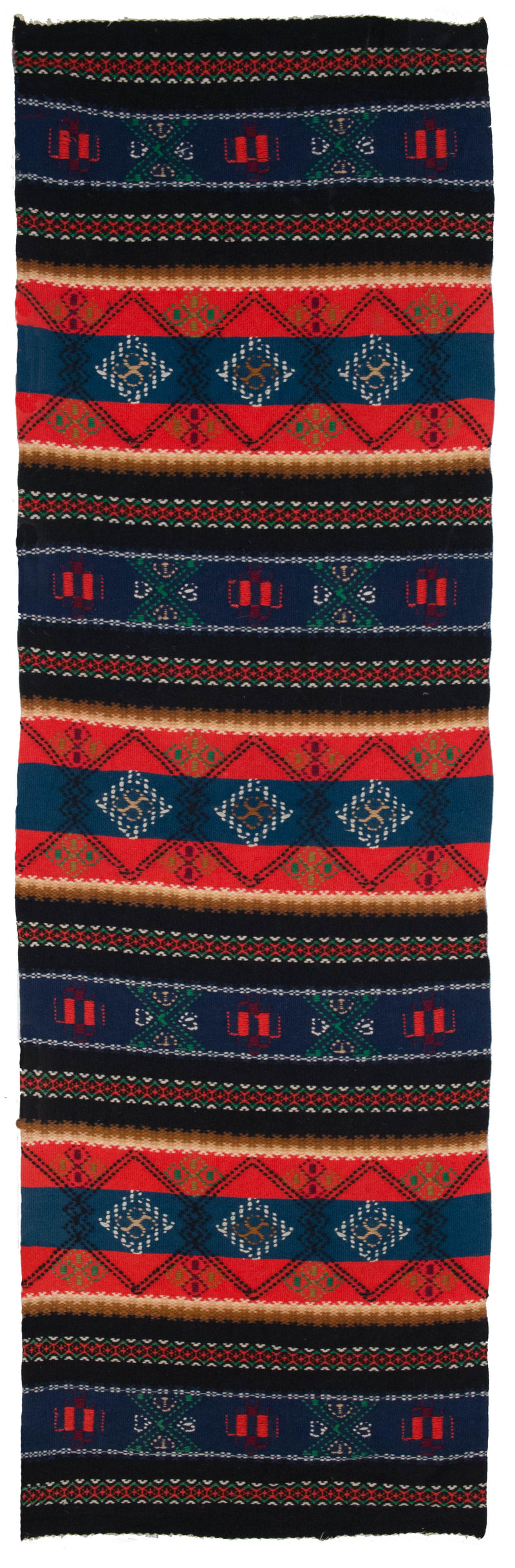 Vintage Scandinavian Textile  6'4" 1'11"
