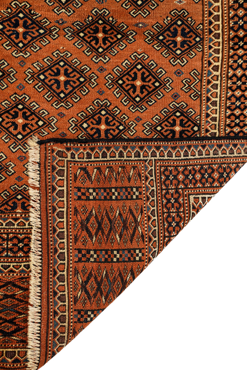Antique Turkoman Rug 4'6" x 3'6"