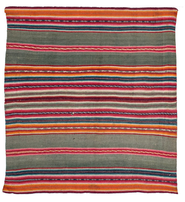 Vintage Aymara Mantle Textile 3'9" x 3'6"