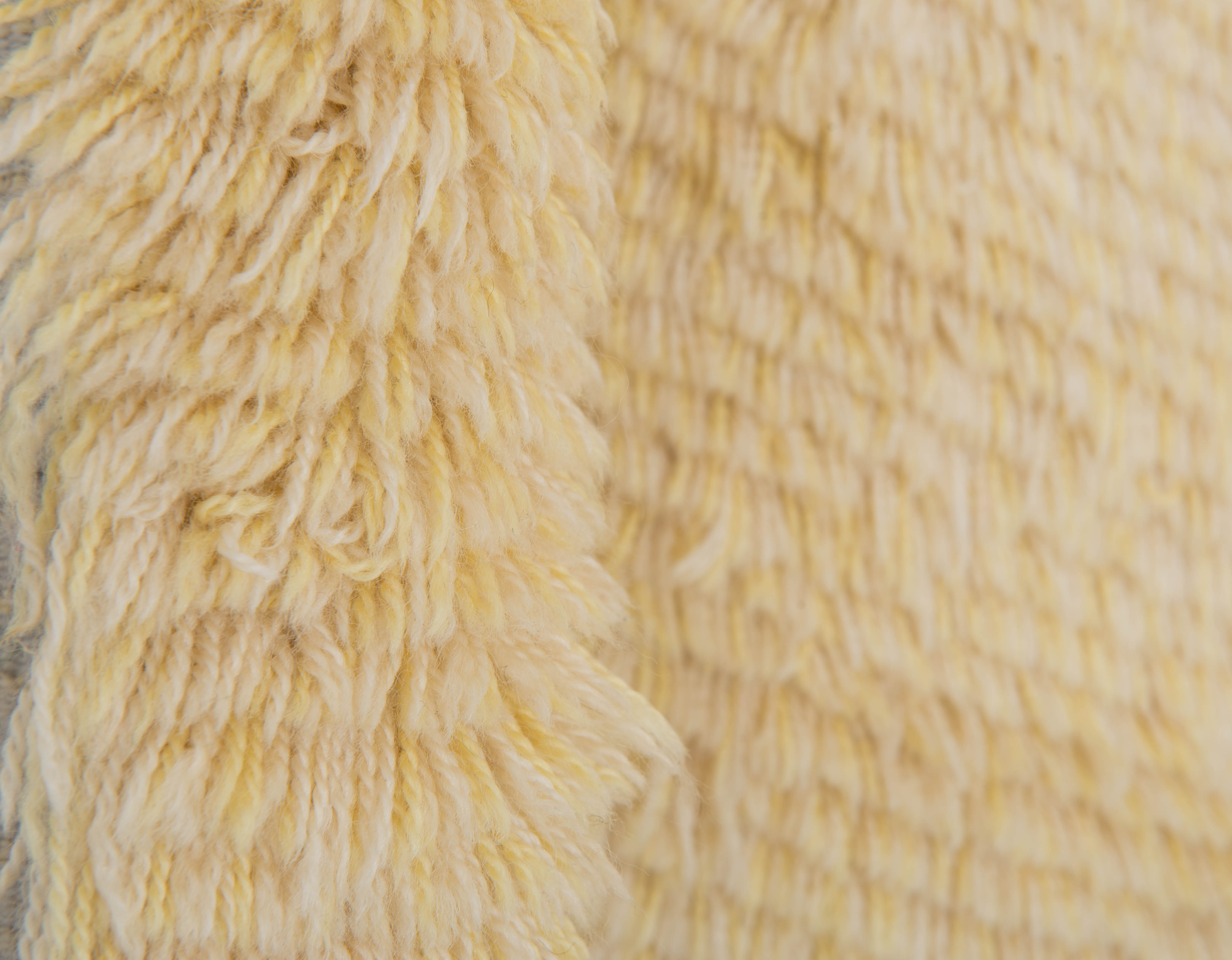 Vintage Scandinavian Rya Rug 4'7" x 3'