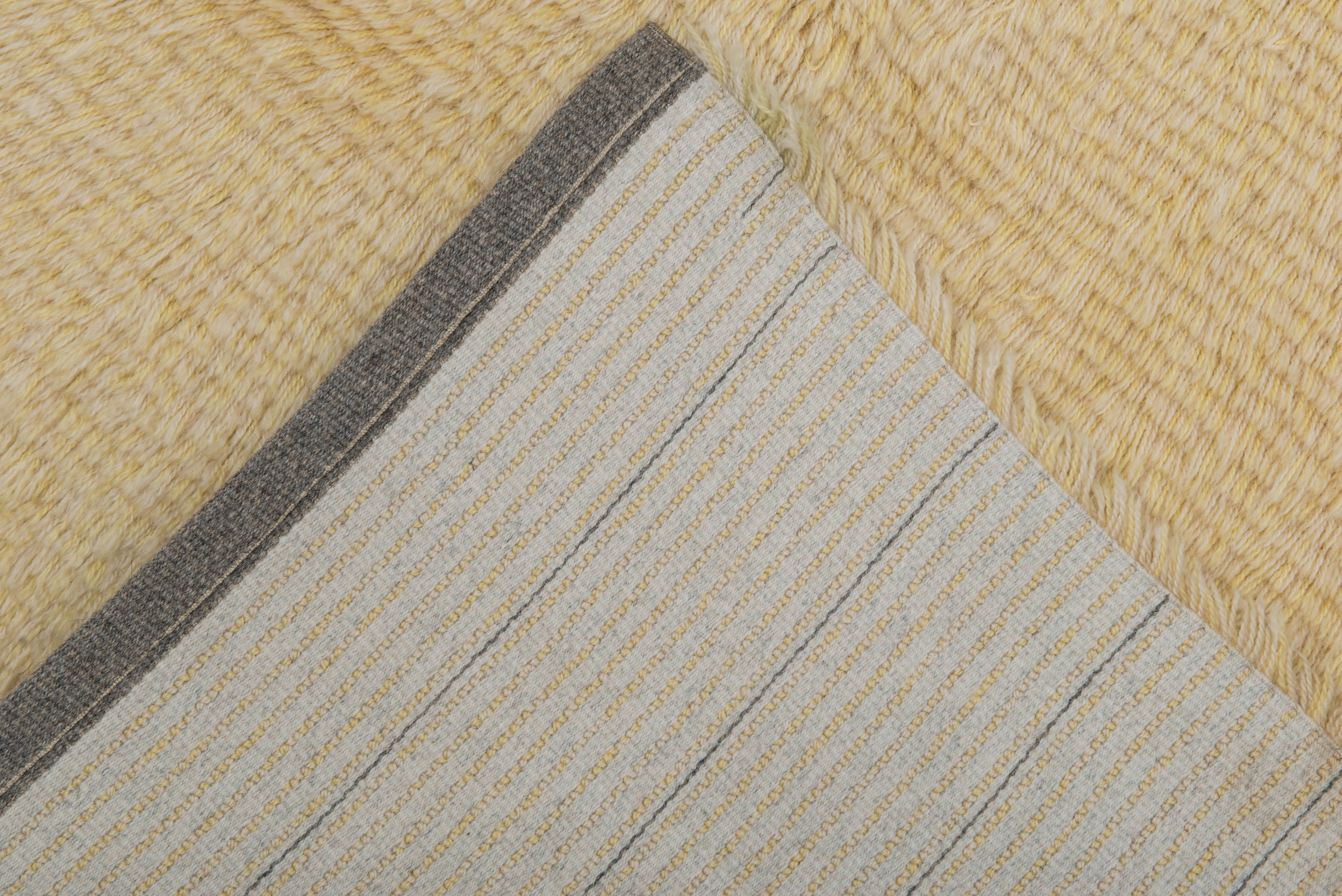 Vintage Scandinavian Rya Rug 4'7" x 3'