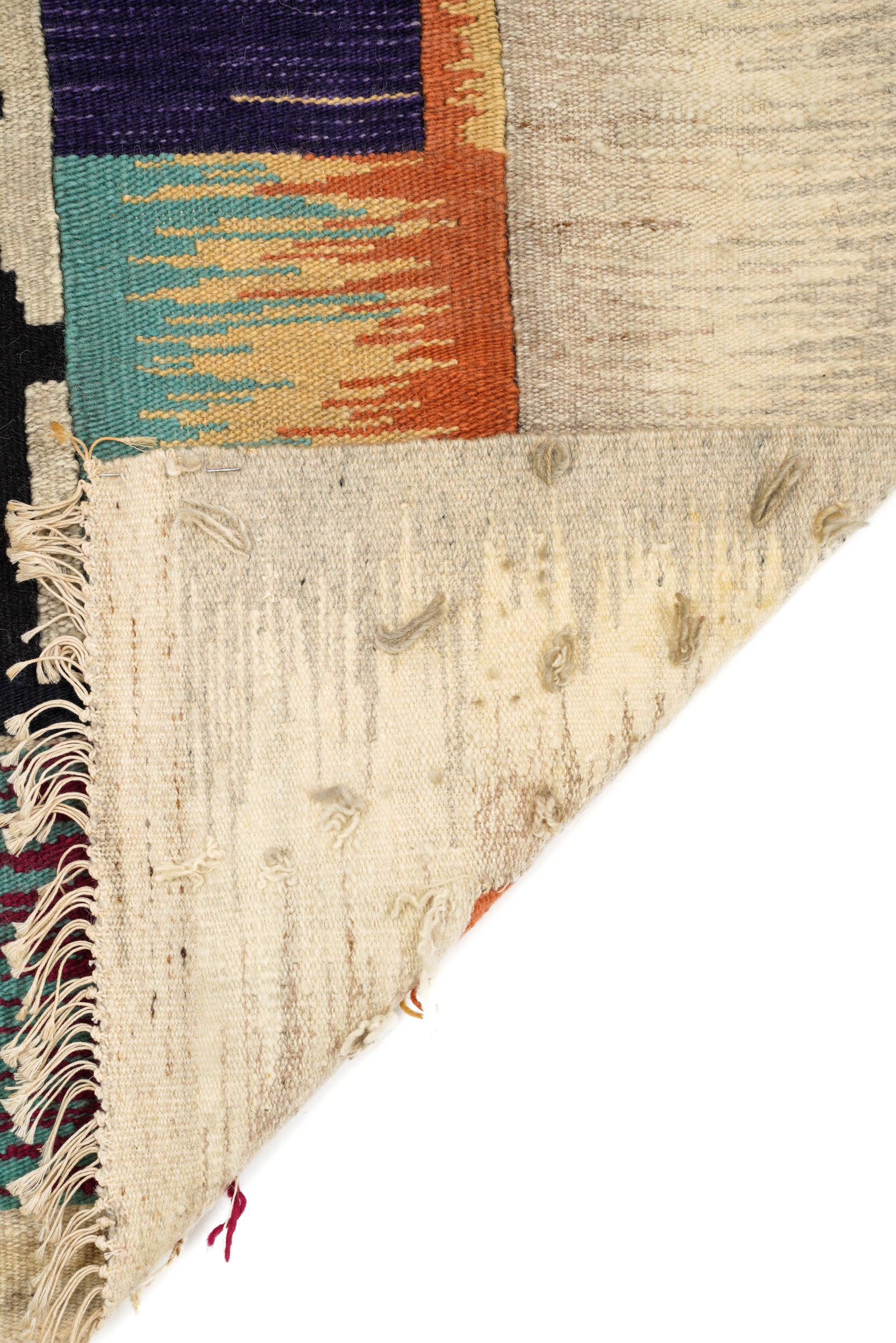 Vintage Scandinavian Kilim 4'1" x 3'3"