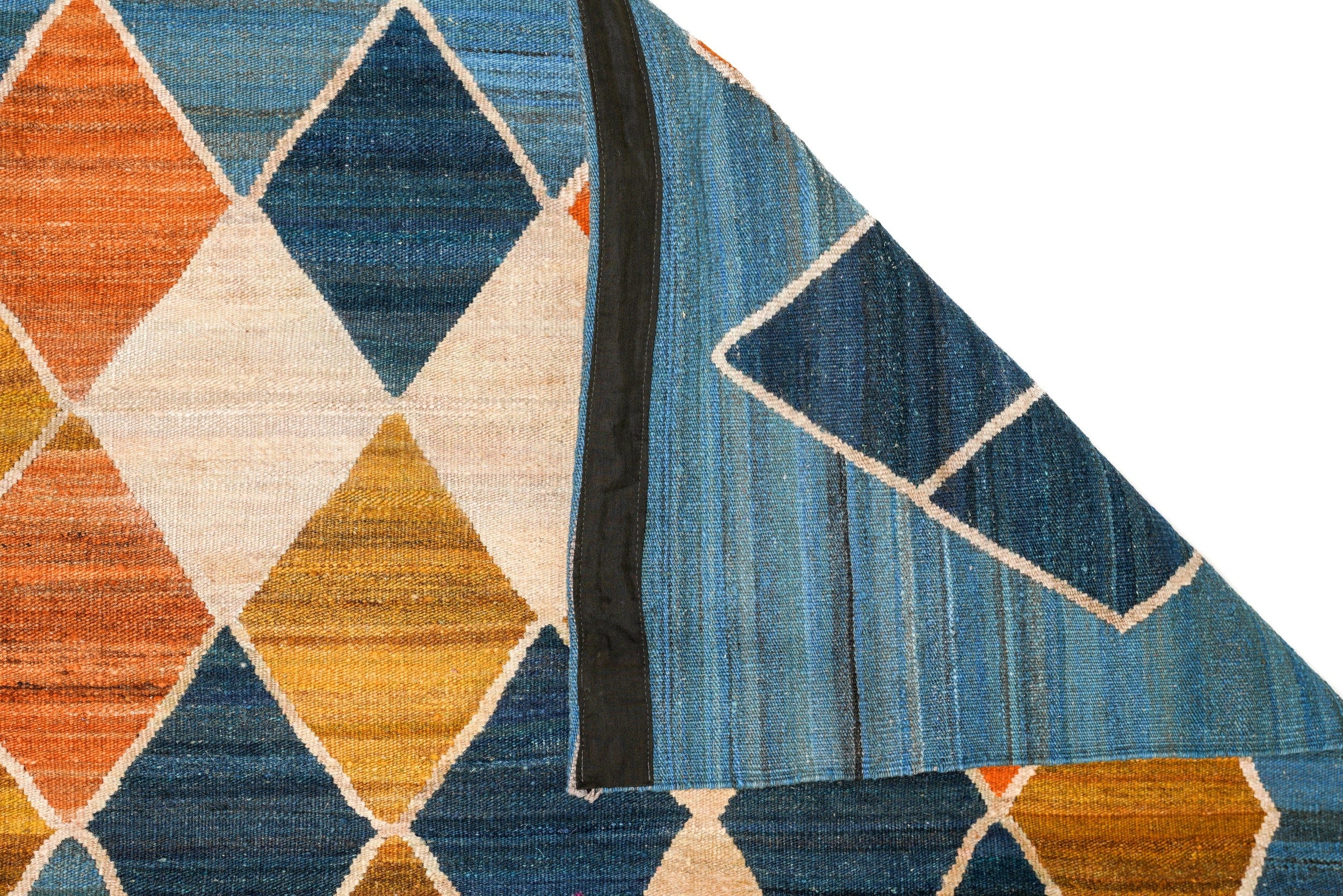 Modern Argyle Kilim 9'6"x 6'8"