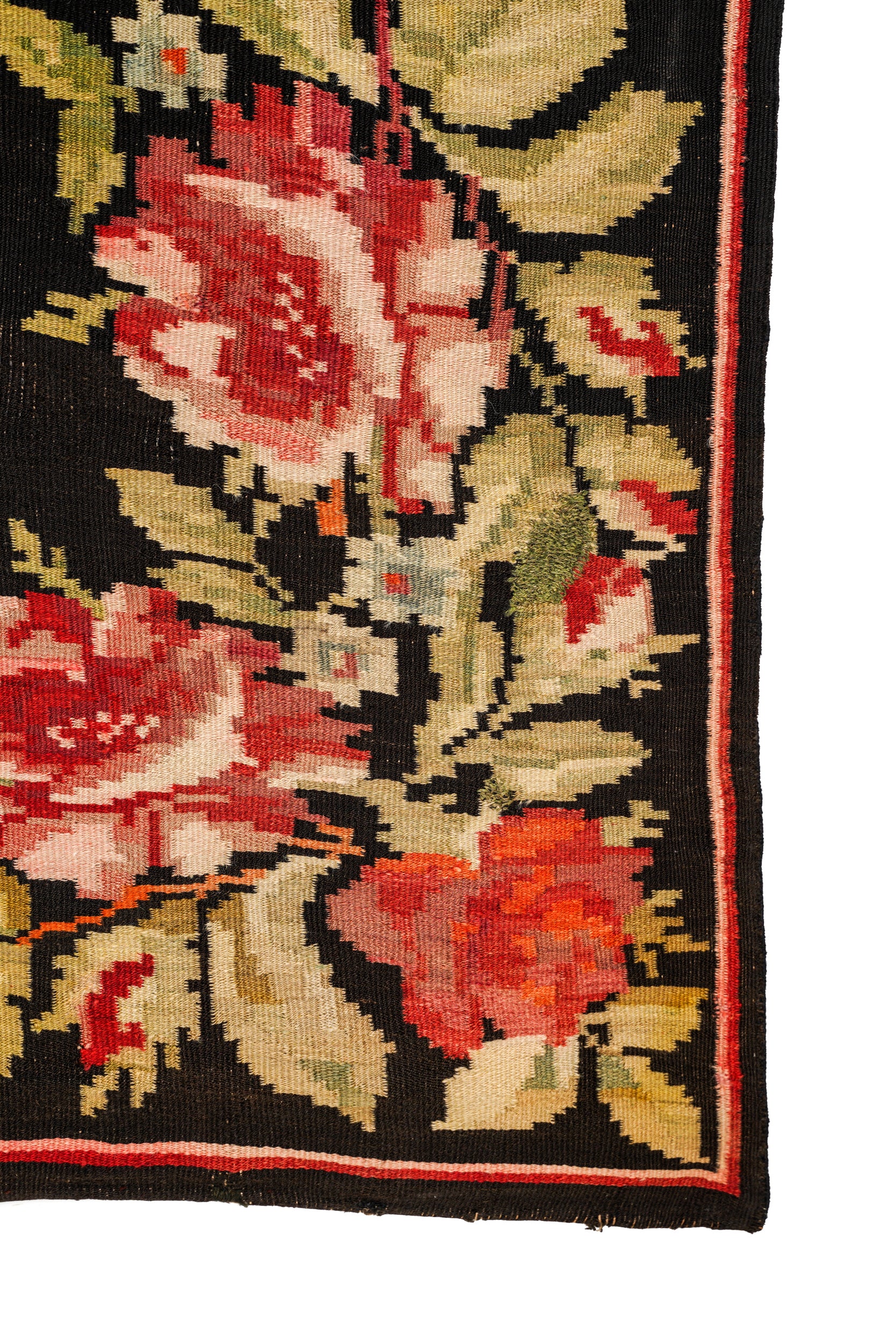 Antique Romanian Bessarabian Kilim 6'9" x 5'7"