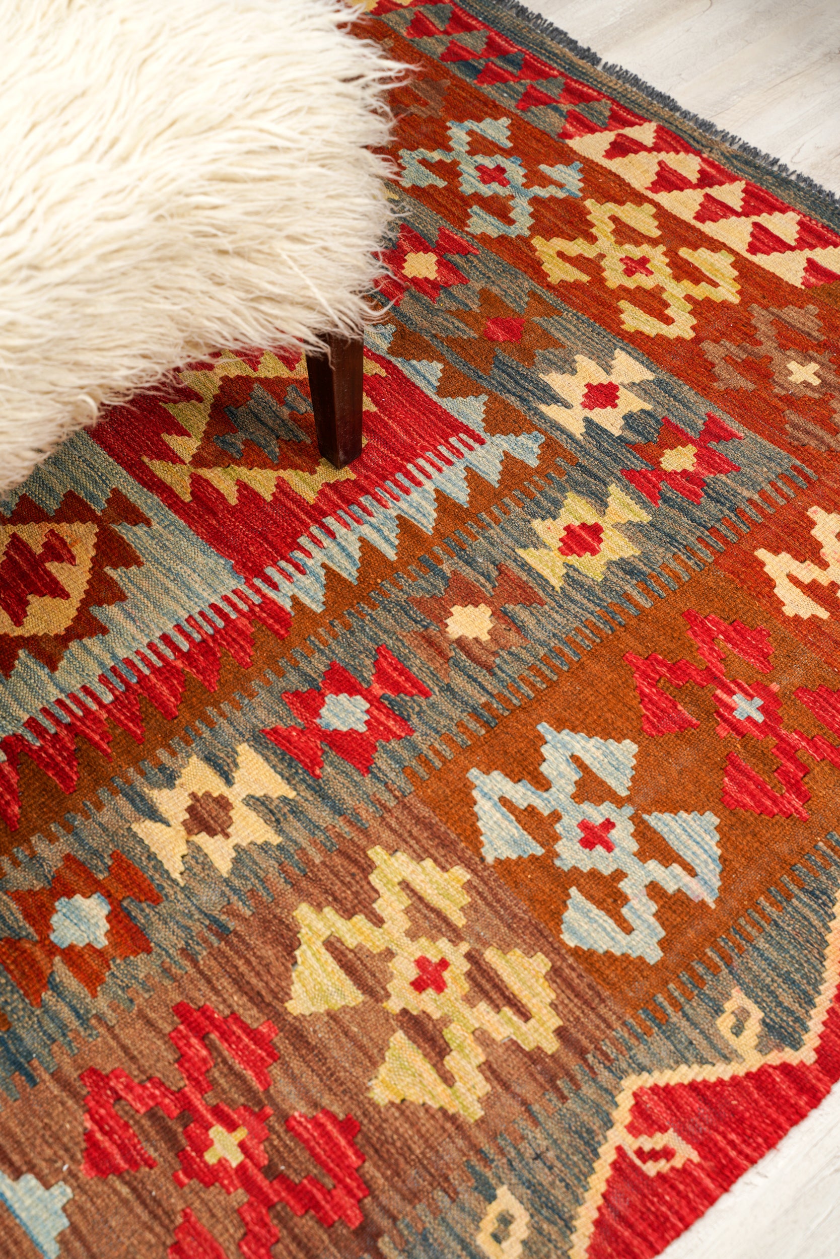 Modern Kazak Kilim 6'5" x 4'9"