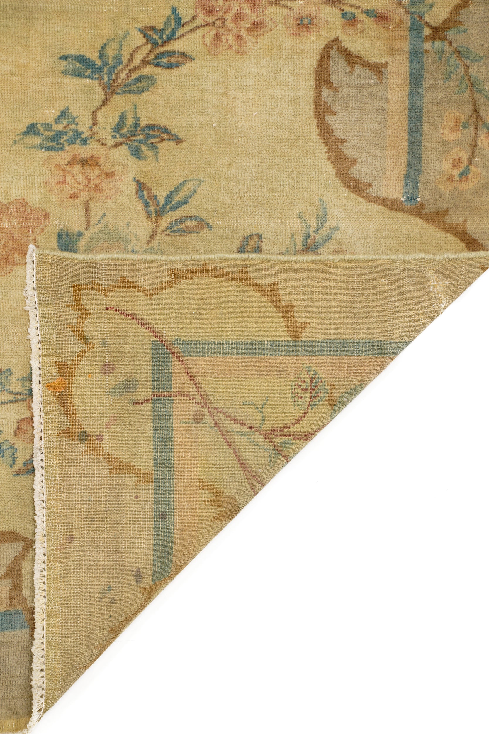 Vintage Pakistani Floral Rug 5' x 3'