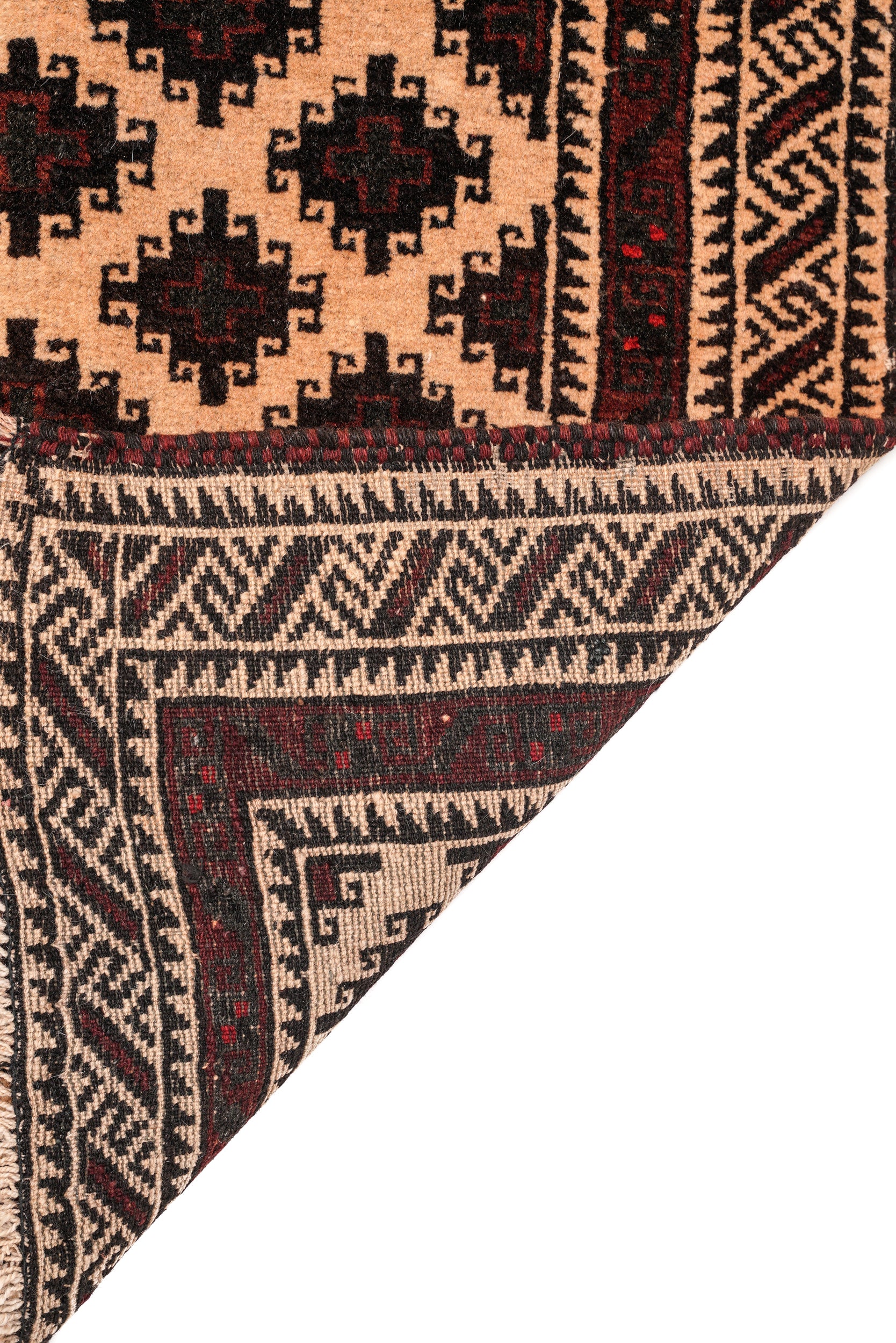 Vintage Baloch Prayer Rug 4'3" x 2'10"