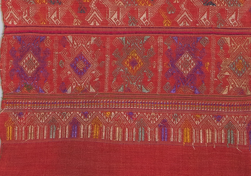 Vintage Thai Textile Embroidery 5'3" x 1'4"
