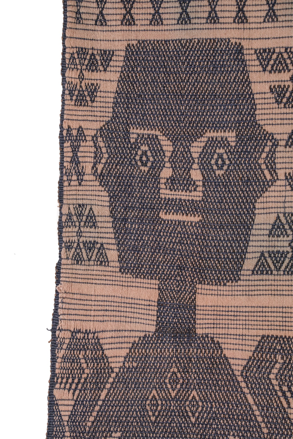 Antique Indonesian Sumba Ikat textile 7'1" x 2'