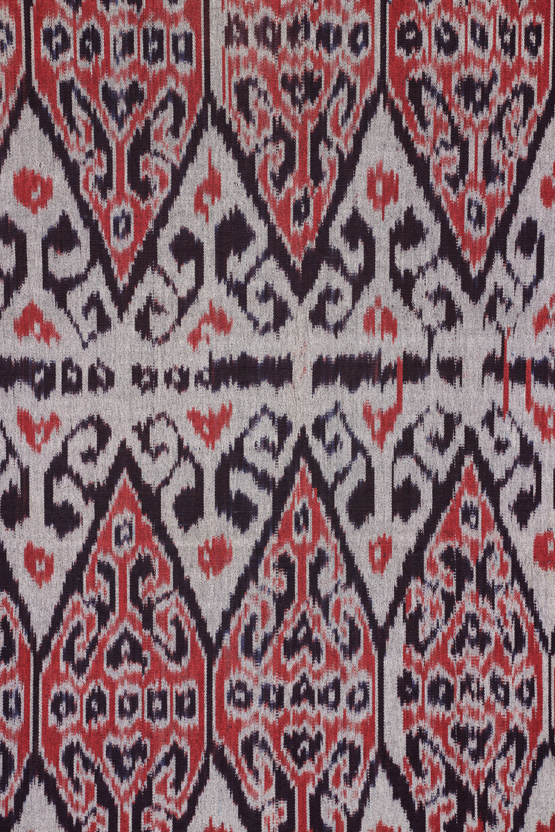Vintage Indonesian Ikat Textile 7'4" x 3'8"