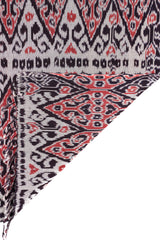 Vintage Indonesian Ikat Textile 7'4" x 3'8"