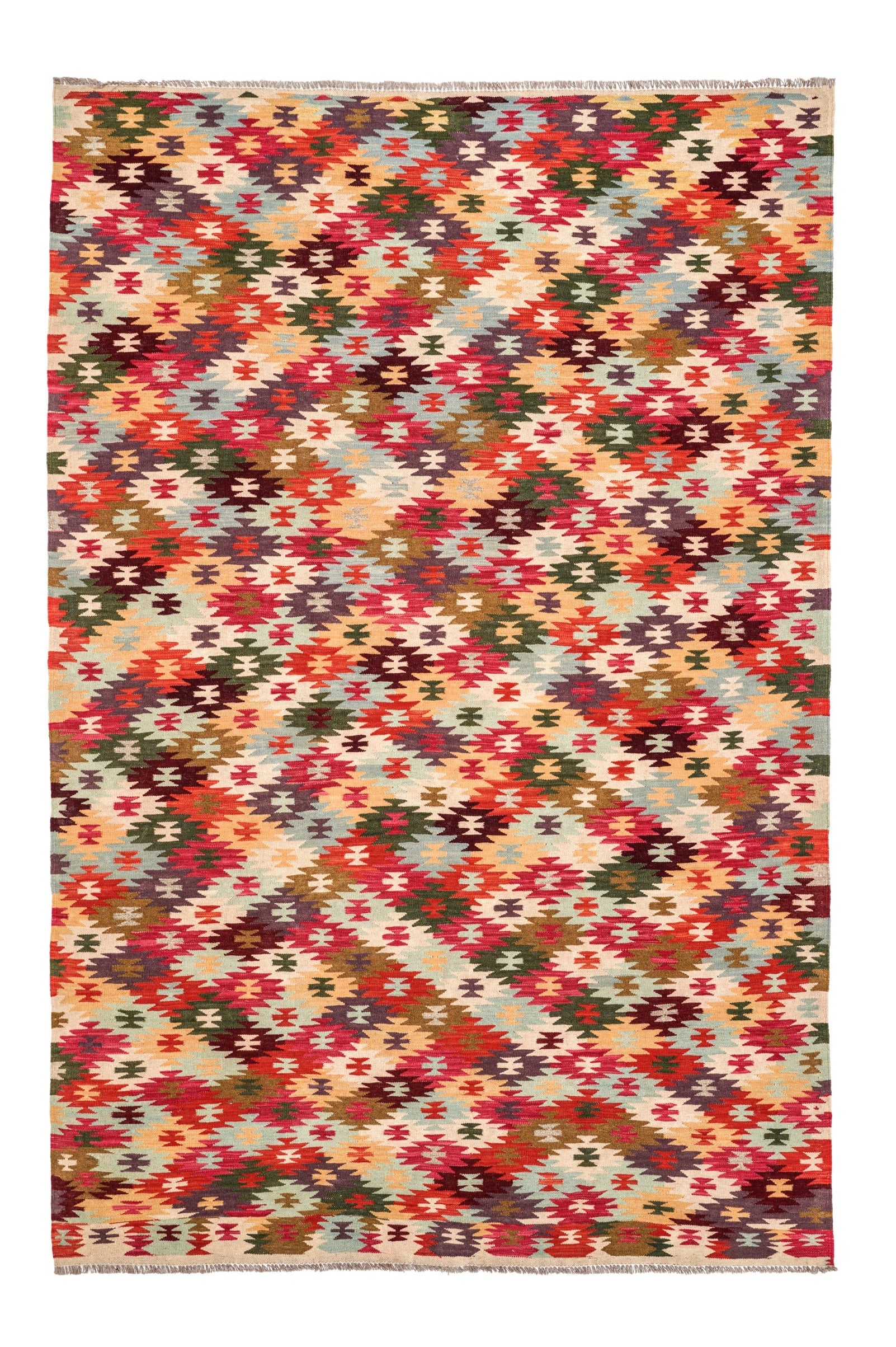 Modern Pakistani Kilim 9'9" x 6'4"