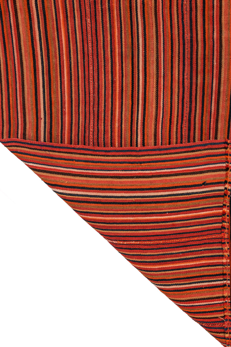 Antique Caucasian Shahsevan Jajim Textile 6'5" x 5'8"