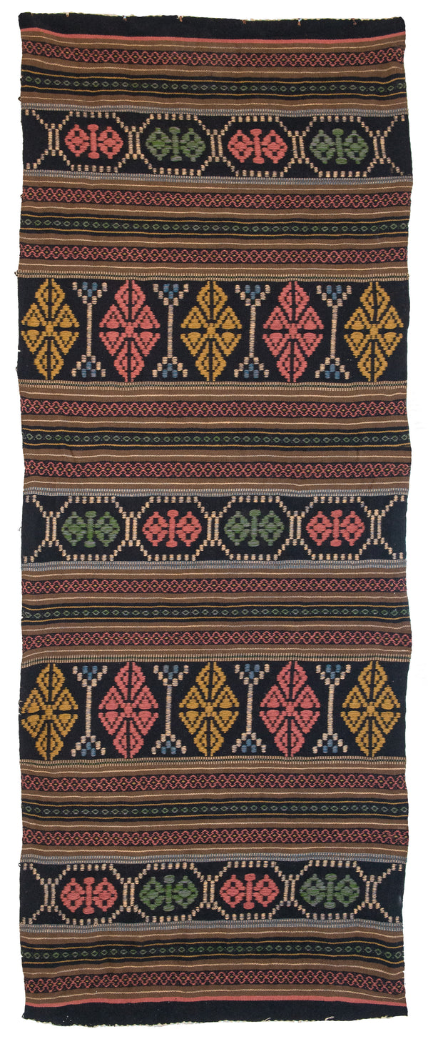 Antique Scandinavian Textile  6'7" x 2'7"