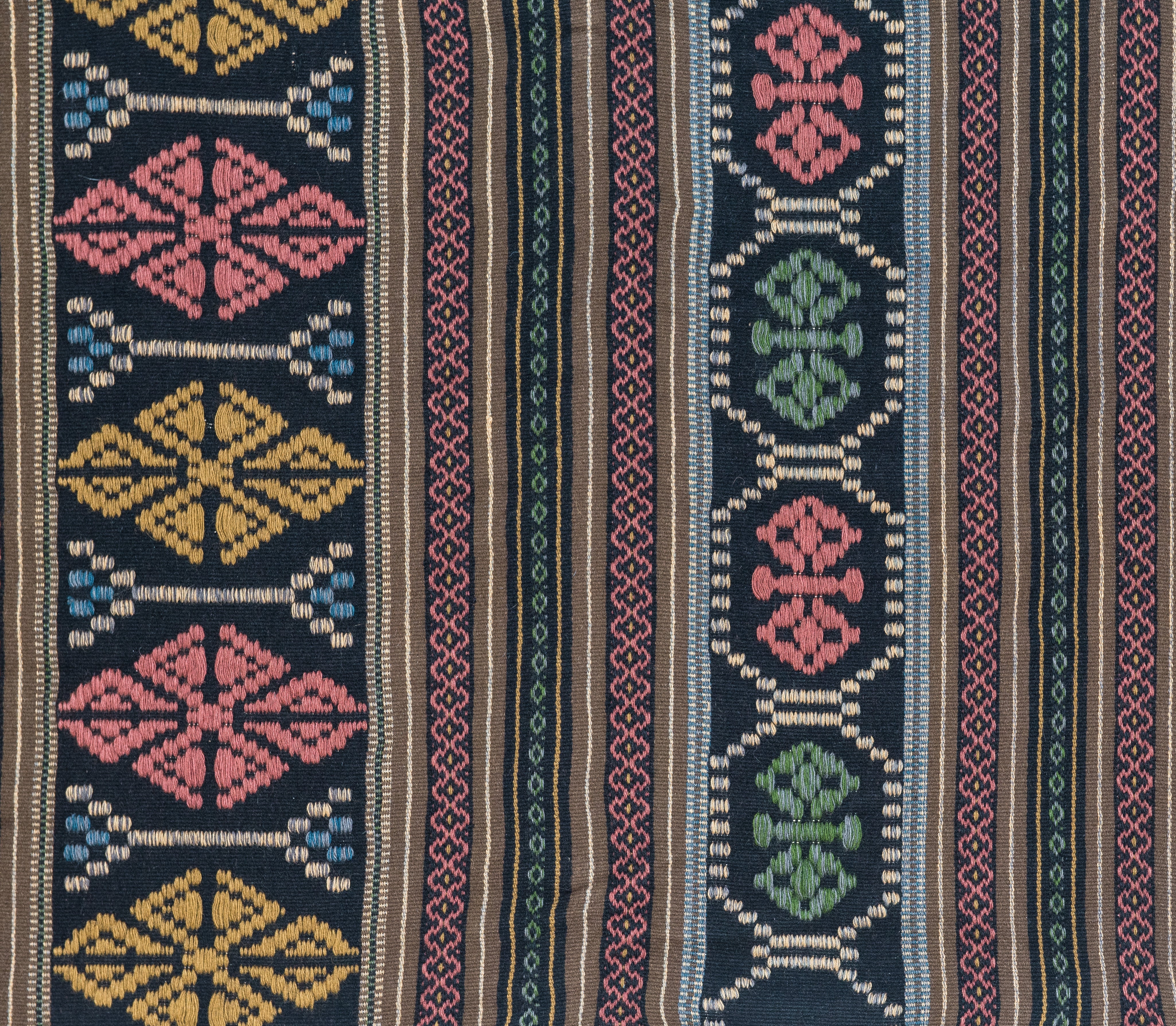 Antique Scandinavian Textile  6'7" x 2'7"