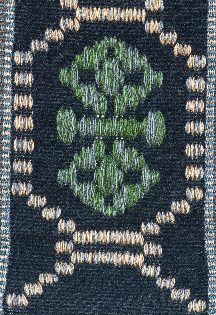 Antique Scandinavian Textile  6'7" x 2'7"