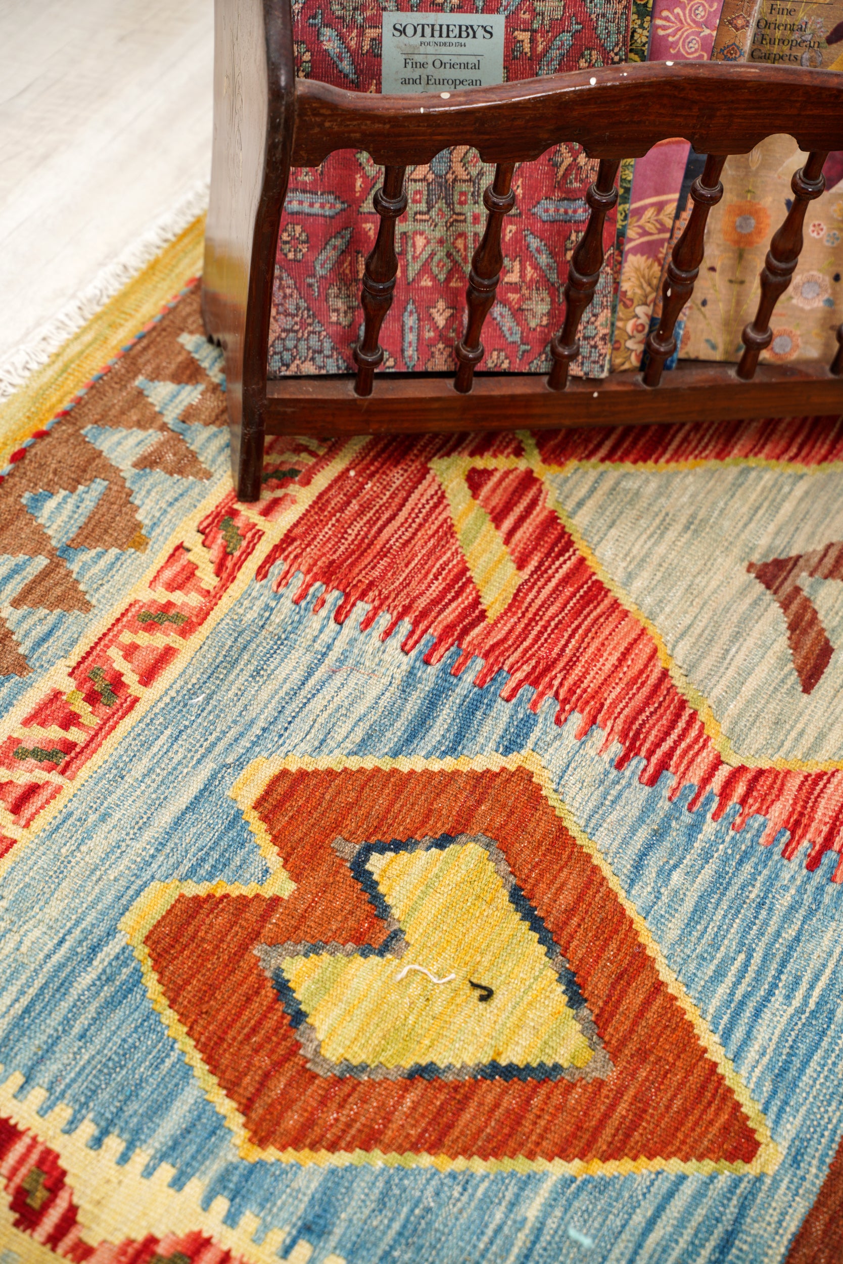 Modern Afghan Kilim 6' x 3'3"
