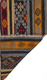 Vintage Azerbaijan Tribal Kilim 2'6" x 1'5"