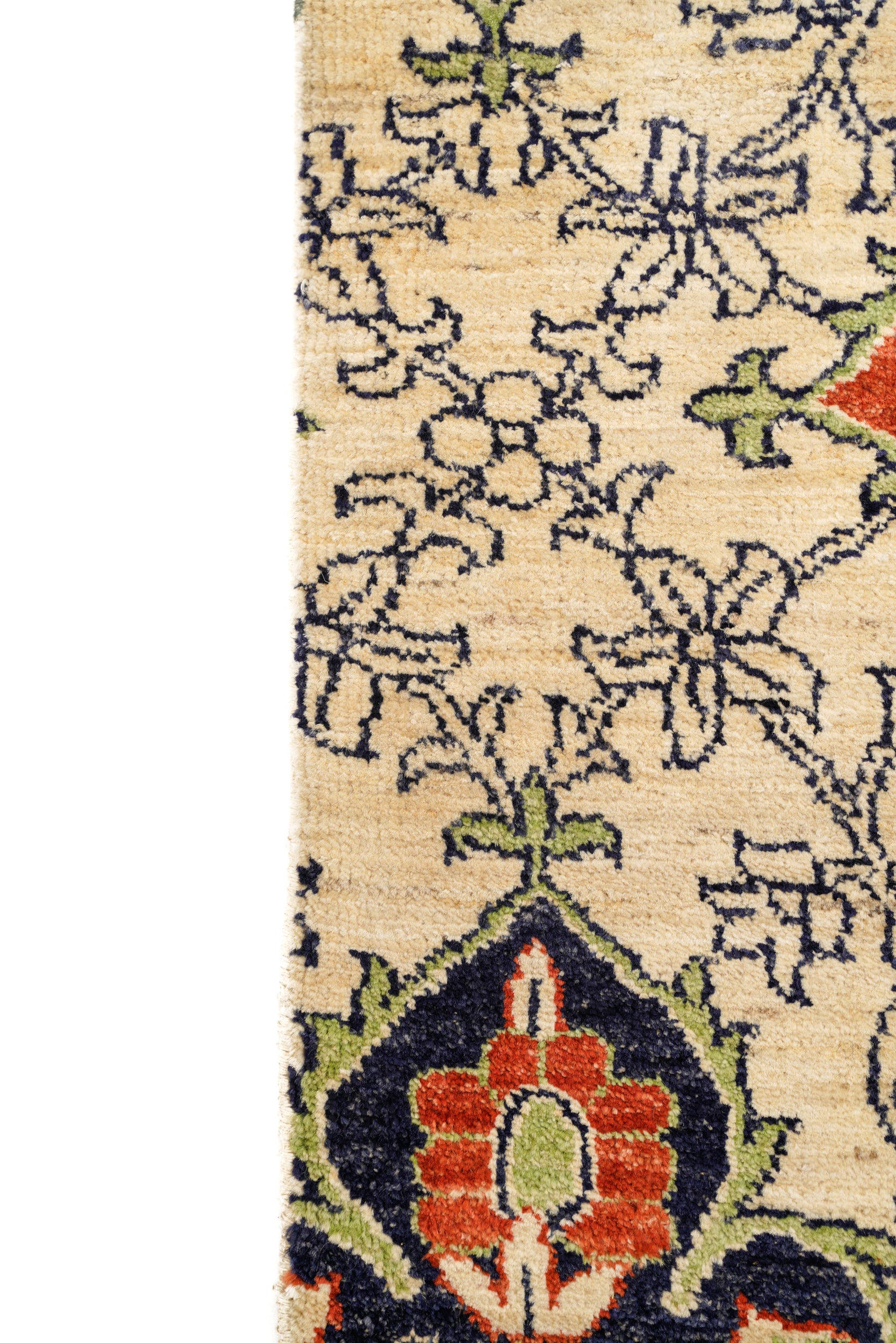 Modern Afghan Rug 4'2" x 3'1"