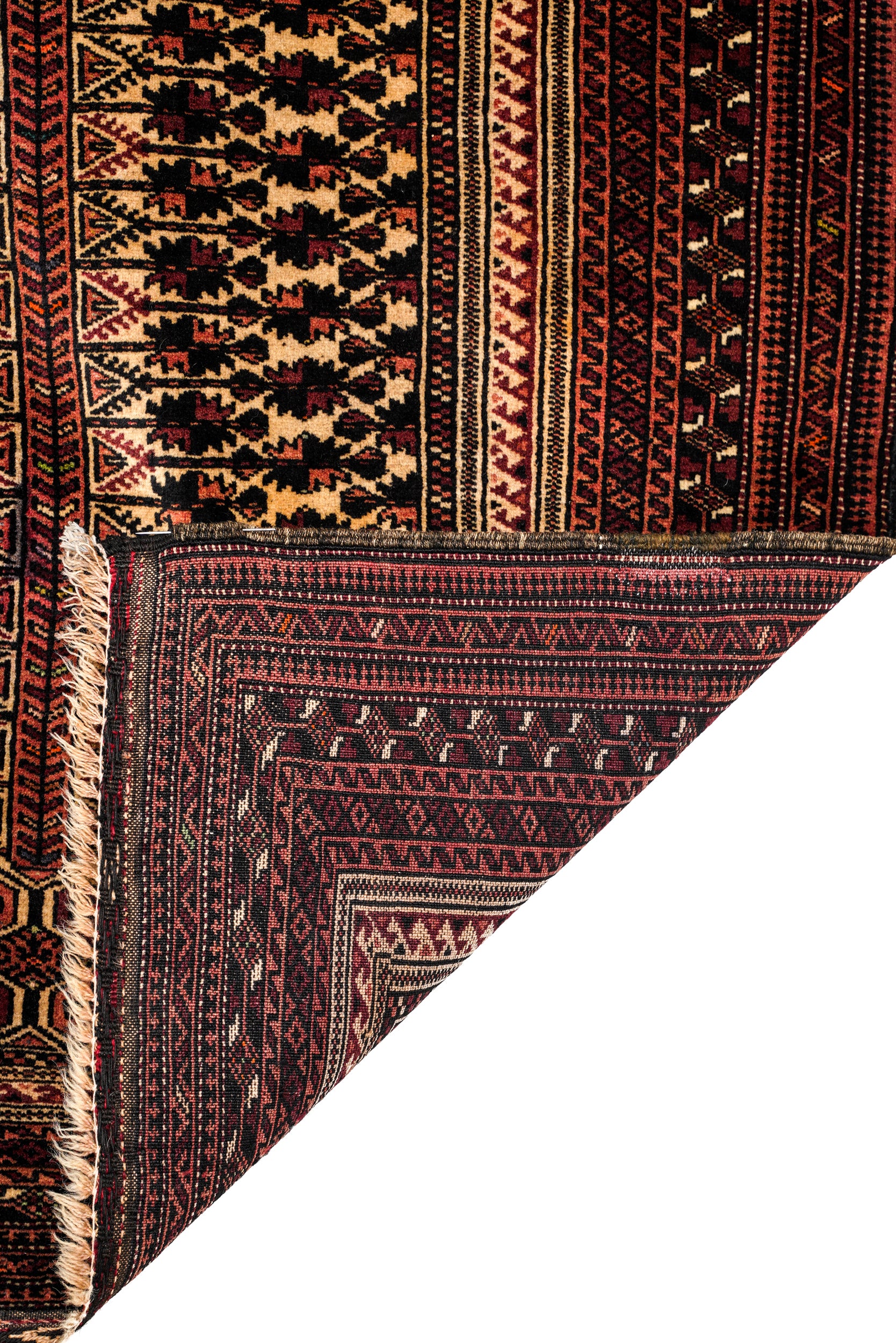 Vintage Baloch Prayer Rug 4'3" x 3'5"