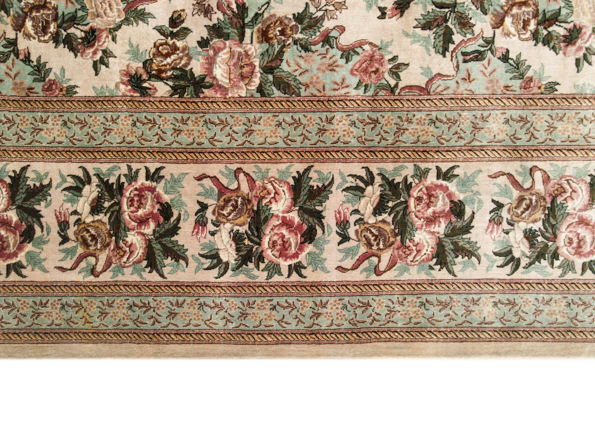 Modern Tabriz Rug 13'6" x 10'