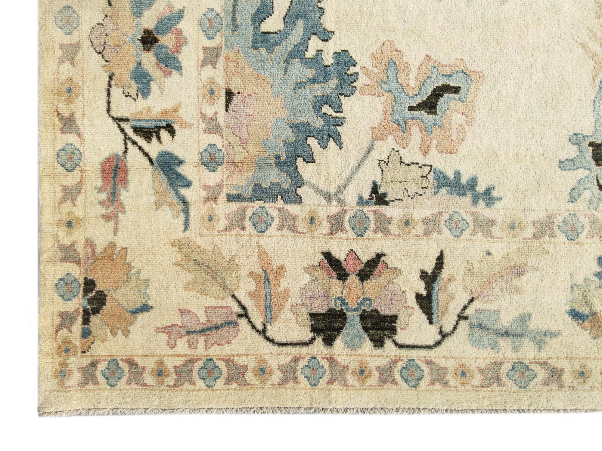 Modern Oushak Rug 14'9" x 9'8"