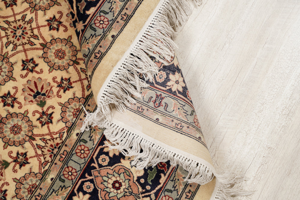 Vintage Lahore Herati Rug 6'3" x 6'