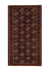 Antique Baloch Rug 6' x 3'