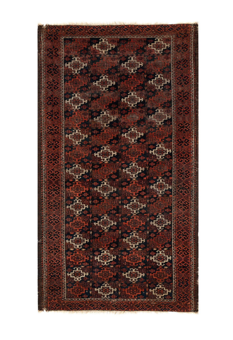 Antique Baloch Rug 6' x 3'