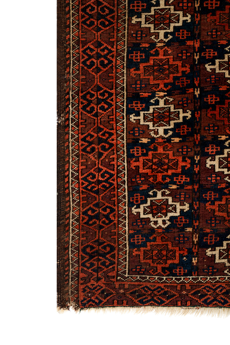 Antique Baloch Rug 6' x 3'