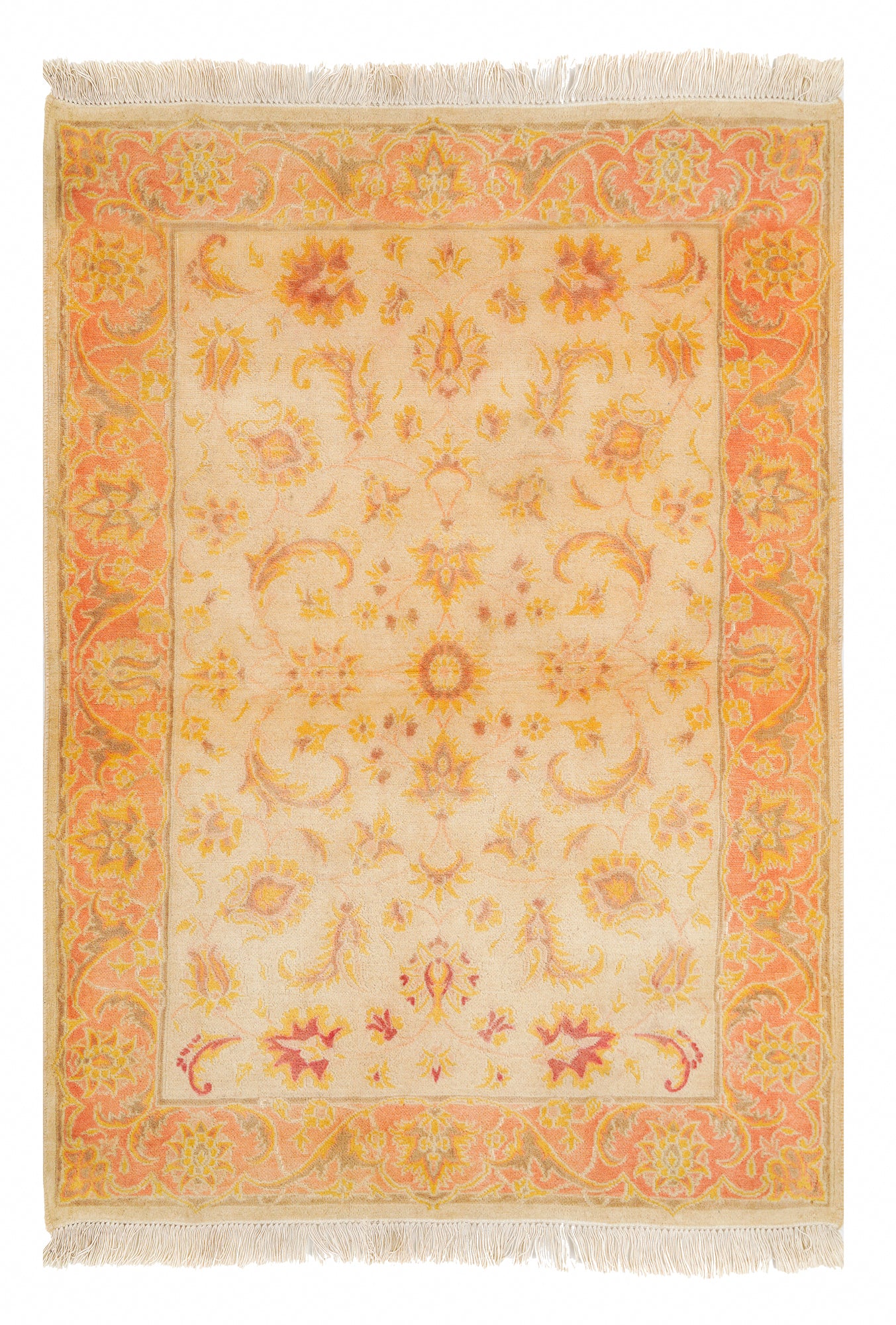 Modern Sultanabad Rug 4'1" x 2'1"