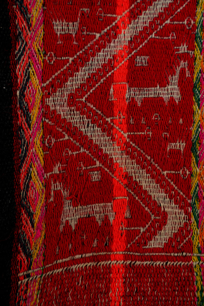 Vintage South American Textile 2'11" x 2'5"