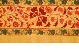 Vintage Suzani Bedspread Silk Textile Embroidery 8'6" x 7'4"