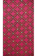 Vintage Silk Swati Textile Hand Embroidery 5'10" x 1'1"
